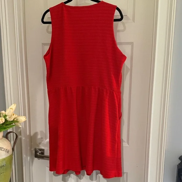Draper James Vibrant Red Dress - Picture 6 of 6